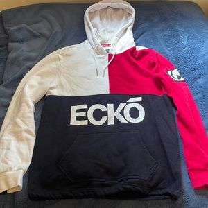 Ecko Hoodie, Black, Red and white